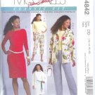 M4842 McCalls PALMER PLETSCH Unlined Jacket,Top,Dress & Pants in Two Lengths Misses Size 8-10-12-14