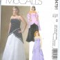 M4791 McCalls Pattern Evening Gown Lined Tops, Skirt, and Stole Womens Size RR 18W - 24W