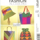 MP321 McCalls Pattern FASHION ACCESSORIES "FAT QUARTERS" Misses Hat, Totes, & Handbag