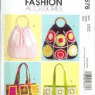 MP376 McCalls Pattern FASHION ACCESSORIES Handbags