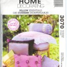M3070 McCall Pattern HOME DECORATING 11 STYLES "PILLOW ESSENTIALS