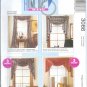 M3086 McCall Pattern HOME DECOR "IN A SEC" Window Treatments