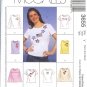 M3655 McCalls Pattern EXPRESS YOURSELF Tops Misses Size Y  XS,S,M