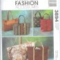 M3894 McCalls Pattern FASHION ACCESSORIES 6 Style Lined Handbags