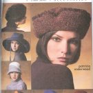 V7784 Vogue Pattern Accessories Misses Hats