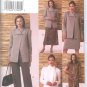 V7836 Vogue FIVE EASY PIECES Jacket, Top, Dress, Skirt, Pants, Scarf Misses/Miss Petite Size 14-18