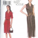 V7897 Vogue Pattern VERY EASY Dress, Sash Misses/Miss Petite Size 20, 22,24