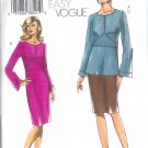 V7930 Vogue Pattern VERY EASY Top, Dress, Skirt Misses Size 6, 8, 10, 12