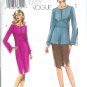 V7930 Vogue Pattern VERY EASY Top, Dress, Skirt Misses Size 6, 8, 10, 12