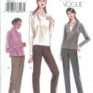 V7938 Vogue Pattern VERY EASY Pants Misses Size 6, 8, 10, 12