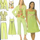 S4238 Simplicity EASY CHIC Dress, Top, Cropped Pants, Lined Jacket Misses/Miss Petite Size  8 - 16