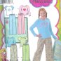 S4974 Simplicity LIZZIE McGUIRE Pants, Knit Top, Blanket, Pillow Cover Girl/Girl Plus Size 8-16