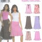 S5065 Simplicity DESIGN YOUR OWN 8 LOOKS Skirt Misses/Miss Petite Size HH 6,8,10,12