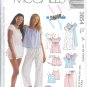 M3854 McCall "NY JR" Nightgowns Tops Camisoles shorts Pants & Bloomers JUNIOR Size 11/12-17/18