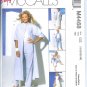 M4468 McCalls EASY Duster or Shirt,Top,Bias Skirt & Pants in 2 Lengths Misses/Miss Petite Size12-18