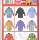 B3198 Butterick Pattern 9 SEW EASY Shirt Misses Size 20, 22, 24
