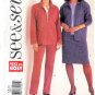 B3630 Butterick Pattern VERY EASY SEE & SEW Misses Size 6, 8, 10