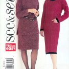 B3689 Butterick Pattern VERY EASY SEE & SEW Misses Size B 14, 16, 18