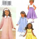 B3757 Butterick Pattern EASY Coat, Dress Toddler/Child Size 1, 2, 3