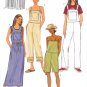 B3853 Butterick Pattern EASY Jumper, Overalls Misses/Miss Petite Size XS, S, M