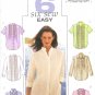B3895 Butterick Pattern 6 SEW EASY Shirt Misses/Miss Petite size 18, 20, 22