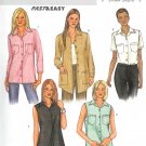 B3926 Butterick Pattern FAST & EASY Top Misses/Miss Petite Size 12, 14, 16