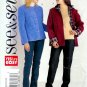 B3938 Butterick Pattern EASY SEE & SEW Jacket Misses Size 20, 22, 24