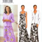 B3758 Butterick Pattern EASY Jacket, Dress Misses/Miss Petite Size 14, 16, 18