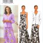 B3758 Butterick Pattern EASY Jacket, Dress Misses/Miss Petite Size 14, 16, 18