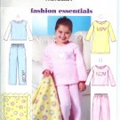 BP392 Butterick FAST&EASY Top, Gown, Pants, and Blanket Child/Girls Size CL 6-8