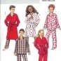 BP437 Butterick FAST&EASY Robe, Belt, Top, Pants Boy/Girl Size CS 12-16