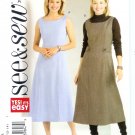 B4578 Butterick Pattern EASY SEE&SEW Dress Misses/Miss Petite Size A 8-14