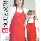 B4585 Butterick Pattern EASY SEE&SEW Apron Adult/Child   OSZ