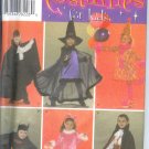 S4411 Simplicity COSTUMES FOR KIDS Unisex Size A 3,4,5,6,7,8