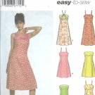 S5052 Simplicity  EASY TO SEW Dress in Lengths with trim variations Misses/Miss Petite Size 4-10