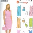 S9620 Simplicity Pattern 6 MADE EASY Dress and Purse Misses/Miss Petite Size RR 14, 16, 18, 20