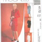 M4172 McCalls Pattern CUT - TO - FIT Dress, Tunics, Skirt Misses/Miss Petite Size CCD 10-12-14-16