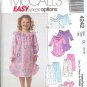 M4242 McCalls EASY ENDLESS OPTIONS Nightgown, Tops, Pants, Child/Girl Size CCE3-4-5-6