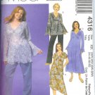 M4316 McCalls Pattern EASY Woman Style-Tops,Dress,Skirt,Pants Womens/Womens Petite Size RR 18W-24W