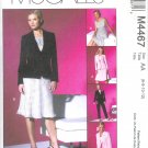 M4467 McCalls NON STOP WARDROBE Lined Jacket,Top,Bias Skirt,Pants Misses/Miss Petite Size 14-20