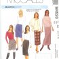 M4520 McCalls Pattern QUICK&EASY Skirts in 5 lengths Misses Size EE 14-16-18-20