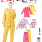 M4637 McCalls Pattern STITCH N SAVE Tops, Shorts, Pants Misses Size A  XS, S, M
