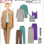 M4566 McCalls Pattern STITCH N SAVE Shirt-Jacket,Tank Top,Skirt, Pants Misses/Miss Petite Size 12-18
