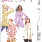 M4715 McCalls Pattern EASY Tunics Misses Size EE 14-16-18-20