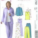 M4752 McCalls Pattern STITCH N SAVE Jacket, Top, Dress, Pants Misses/Miss Petite Size A 8-10-12-14