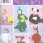 S4002 Simplicity Pattern COSTUMES for KIDS  Toddler Size A  1/2, 1, 2, 3, 4