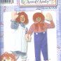 S4003 Simplicity Pattern RAGGEDY ANN & ANDY Costume Toddler/Child Size AA  1/2, 1, 2
