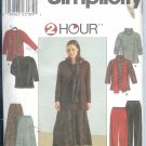 S8805 Simplicity Pattern 2 HOUR Top, Skirt, Pants & Scarf Womens Size GG 26W - 32W