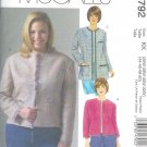 M4792 McCalls Pattern WOMAN STYLE Lined Jacket in two lengths Womens/Womans Petite Size  RR 18W-24W