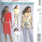 M4842 McCalls Pattern PALMER PLETSCH  Jacket, Top, Dress, Pants  Misses Size DD 12-14-16-18